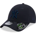mutzen-gebogen-marineblau-verstellbares-band-9forty-repreve-der-new-york-yankees-mlb-von-new-era