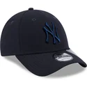 mutzen-gebogen-marineblau-verstellbares-band-9forty-repreve-der-new-york-yankees-mlb-von-new-era