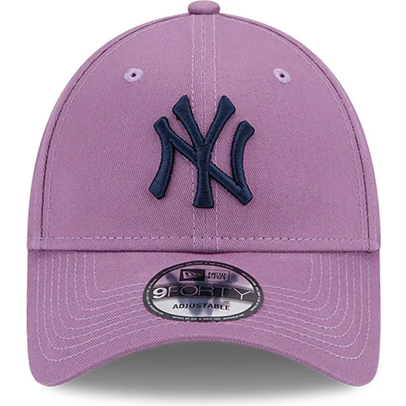 mutzen-gebogen-violett-verstellbares-band-9forty-league-essential-der-new-york-yankees-mlb-von-new-era mutzen-gebogen-violett-verstellbares-band-9forty-league-essential-der-new-york-yankees-mlb-von-new-era