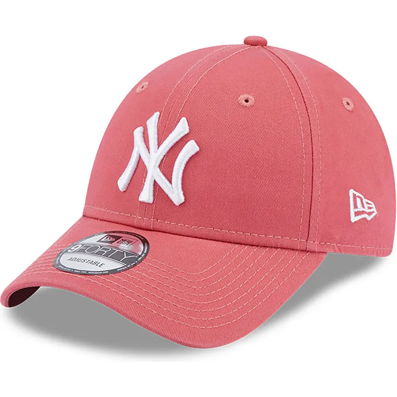 mutzen-gebogen-rosa-verstellbares-band-claro-9forty-league-essential-der-new-york-yankees-mlb-von-new-era mutzen-gebogen-rosa-verstellbares-band-claro-9forty-league-essential-der-new-york-yankees-mlb-von-new-era