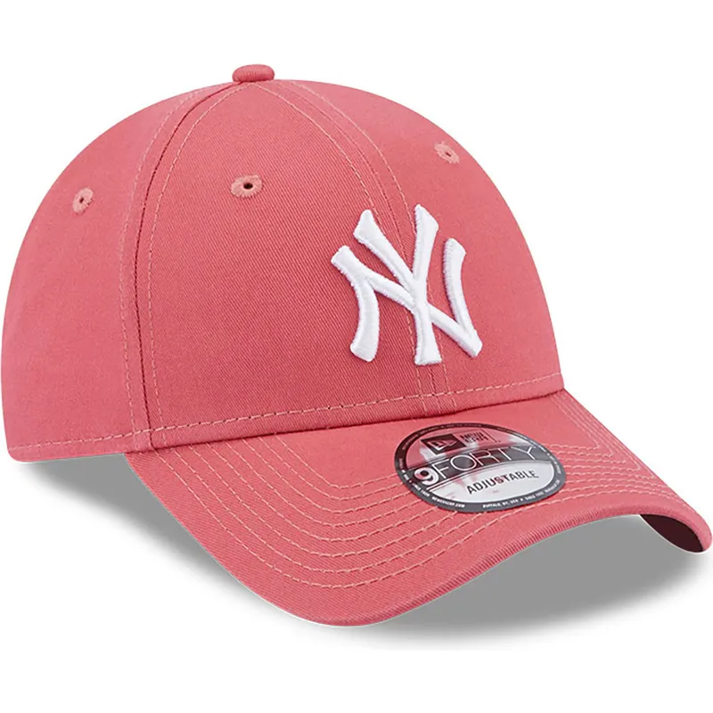 mutzen-gebogen-rosa-verstellbares-band-claro-9forty-league-essential-der-new-york-yankees-mlb-von-new-era mutzen-gebogen-rosa-verstellbares-band-claro-9forty-league-essential-der-new-york-yankees-mlb-von-new-era