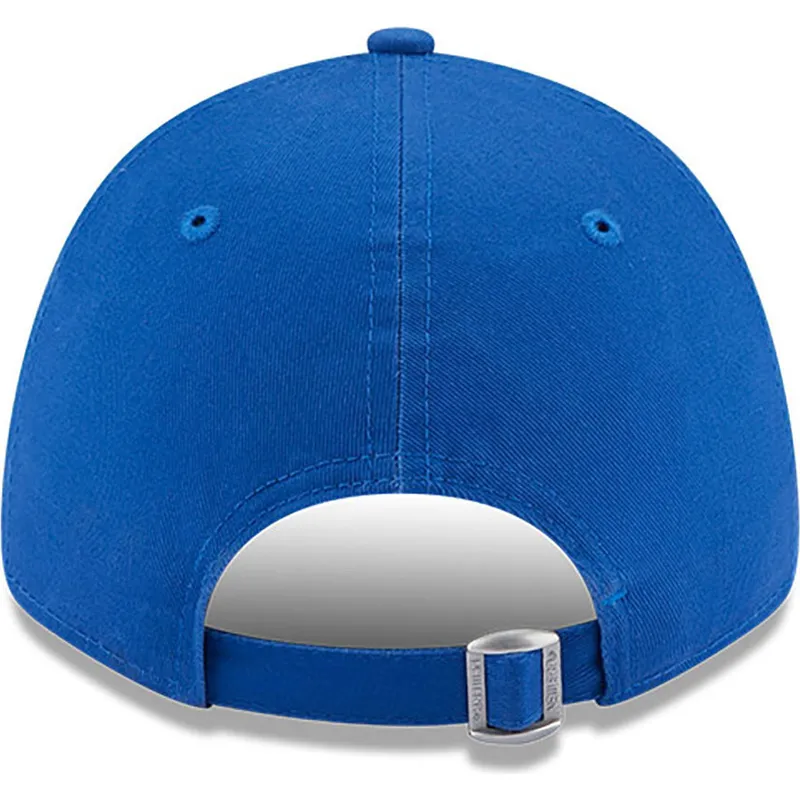 mutzen-gebogen-blau-verstellbares-band-9forty-league-essential-der-los-angeles-dodgers-mlb-von-new-era