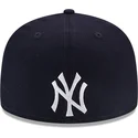 mutzen-flach-marineblau-angepasst-59fifty-reverse-der-new-york-yankees-mlb-von-new-era
