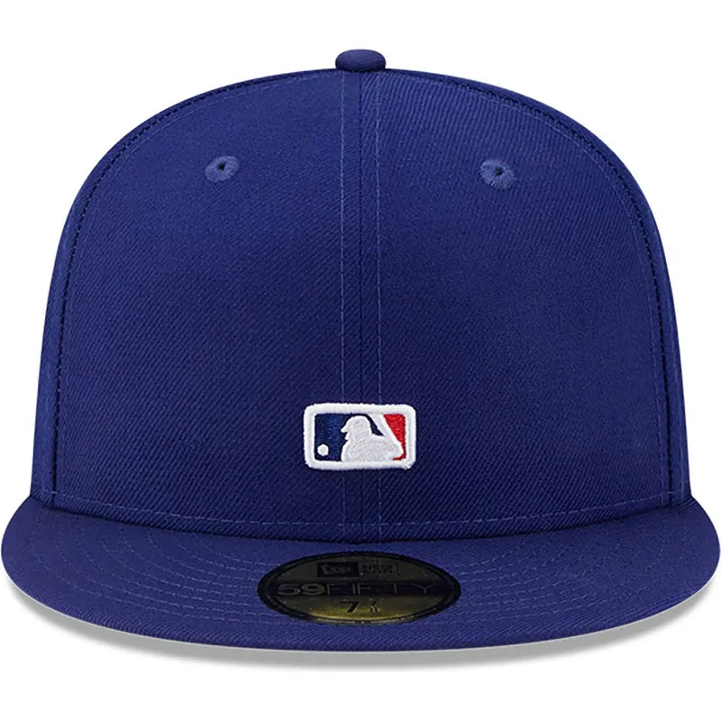 mutzen-flach-blau-angepasst-59fifty-reverse-der-los-angeles-dodgers-mlb-von-new-era