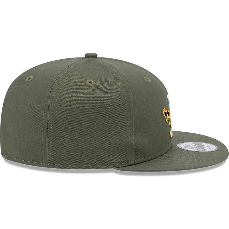 mutzen-flach-grun-snapback-9fifty-koi-fish-der-los-angeles-dodgers-mlb-von-new-era