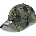 mutzen-gebogen-tarnung-verstellbares-band-9forty-all-over-print-painted-der-los-angeles-dodgers-mlb-von-new-era