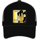 capslab-daffy-duck-daf7-looney-tunes-black-trucker-hat