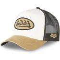 gorra-trucker-blanca-negra-y-marron-cla-de-von-dutch