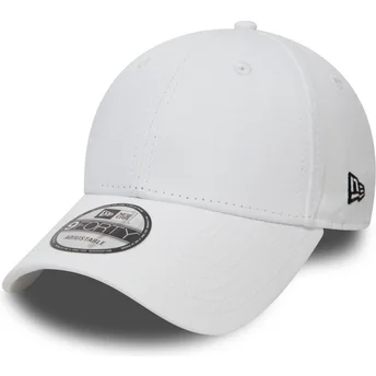 New Era Curved Brim 9FORTY Basic Flag White Adjustable Cap