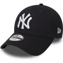 new-era-new-york-yankees-mlb-9forty-essential-justerbar-marinbla-bojd-keps-for-barn