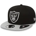mutzen-flach-grau-snapback-9fifty-cotton-block-der-las-vegas-raiders-nfl-von-new-era