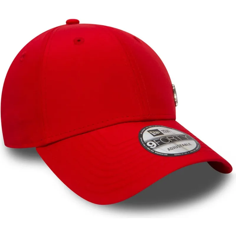 cappellino-visiera-curva-rosso-regolabile-9forty-flawless-logo-di-new-york-yankees-mlb-di-new-era