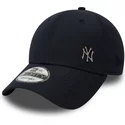 casquette-courbee-bleue-marine-ajustable-9forty-flawless-logo-new-york-yankees-mlb-new-era