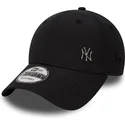 schwarze-verstellbare-curved-cap-9forty-flawless-logo-der-new-york-yankees-mlb-von-new-era