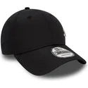 new-era-curved-brim-9forty-flawless-logo-new-york-yankees-mlb-black-adjustable-cap