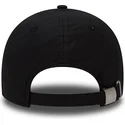schwarze-verstellbare-9forty-kappe-mit-gebogenem-schirm-makellosem-new-york-yankees-mlb-logo-von-new-era