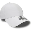 new-era-curved-brim-9forty-flawless-logo-new-york-yankees-mlb-white-adjustable-cap