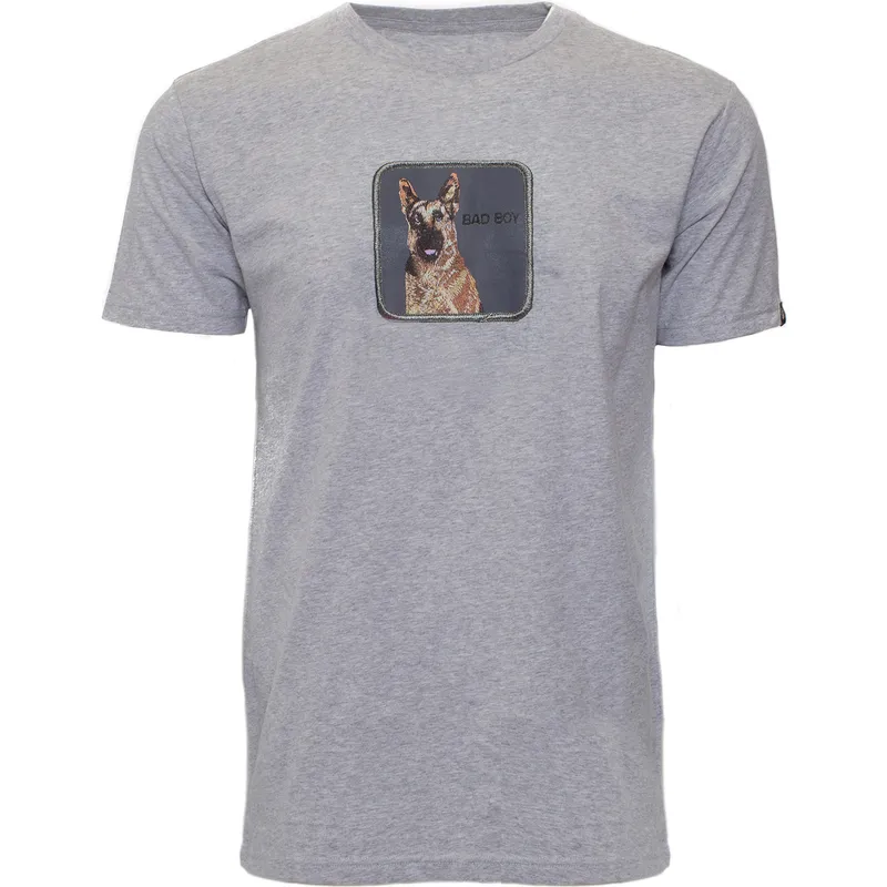 t-shirt-kurzarm-grau-der-manga-corta-gris-perro-pastor-aleman-bad-boy-bouncer-the-farm-the-farm-von-goorin-bros t-shirt-kurzarm-grau-der-manga-corta-gris-perro-pastor-aleman-bad-boy-bouncer-the-farm-the-farm-von-goorin-bros