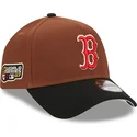 mutzen-gebogen-braun-snapback-9forty-a-frame-harvest-der-boston-red-sox-mlb-von-new-era
