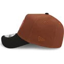 mutzen-gebogen-braun-snapback-9forty-a-frame-harvest-der-boston-red-sox-mlb-von-new-era