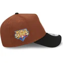 casquette-courbee-marron-et-noire-snapback-9forty-a-frame-harvest-new-york-yankees-mlb-new-era