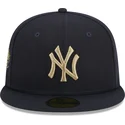 mutzen-flach-marineblau-angepasst-59fifty-laurel-sidepatch-der-new-york-yankees-mlb-von-new-era