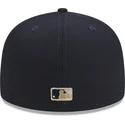 mutzen-flach-marineblau-angepasst-59fifty-laurel-sidepatch-der-new-york-yankees-mlb-von-new-era
