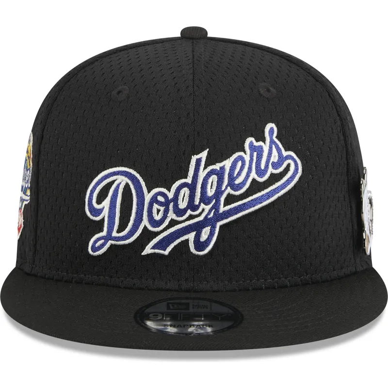 schwarze-flache-snapback-kappe-9fifty-post-up-pin-der-los-angeles-dodgers-mlb-von-new-era