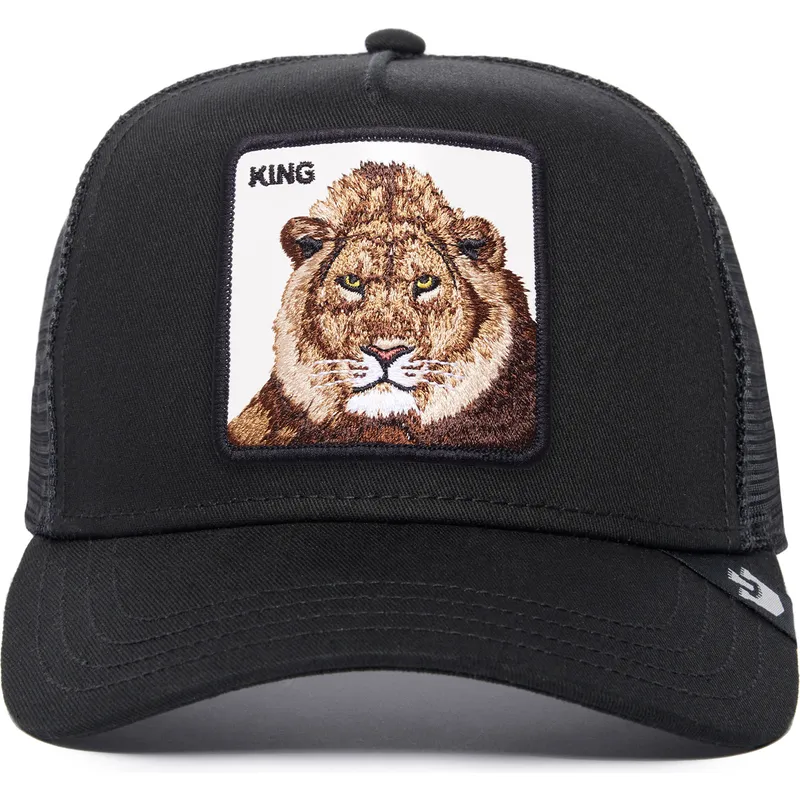 gorra-trucker-nera-leone-the-king-lion-the-farm-di-goorin-bros