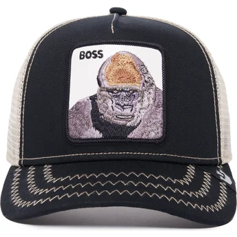 cappellino-trucker-nero-e-bianco-gorilla-the-boss-the-farm-di-goorin-bros
