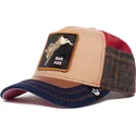 goorin-bros-trucker-cap-braun-und-marineblau-burro-detention-seeker-ass-play-the-farm