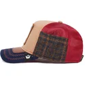 goorin-bros-trucker-cap-braun-und-marineblau-burro-detention-seeker-ass-play-the-farm