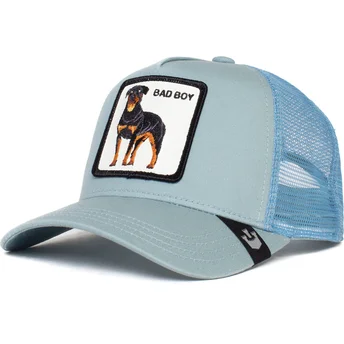 goorin-bros-bad-boy-truckin-the-farm-blaue-trucker-kappe-mit-rottweiler-hund