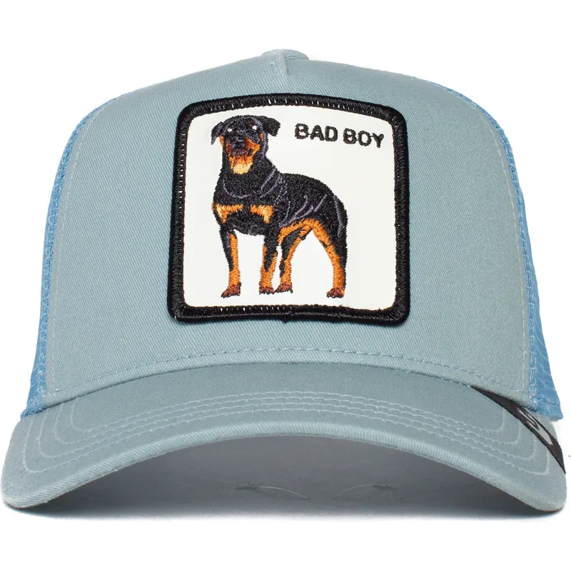 goorin-bros-bad-boy-truckin-the-farm-blaue-trucker-kappe-mit-rottweiler-hund