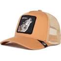 czapka-trucker-pomaranczowa-wilk-lone-wolf-truckin-the-farm-od-goorin-bros