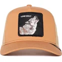 czapka-trucker-pomaranczowa-wilk-lone-wolf-truckin-the-farm-od-goorin-bros