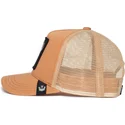 czapka-trucker-pomaranczowa-wilk-lone-wolf-truckin-the-farm-od-goorin-bros