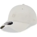 mutzen-gebogen-beige-verstellbares-band-9twenty-mini-der-new-york-yankees-mlb-von-new-era