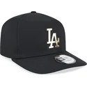 new-era-curved-brim-a-frame-foil-pack-los-angeles-dodgers-mlb-black-snapback-cap