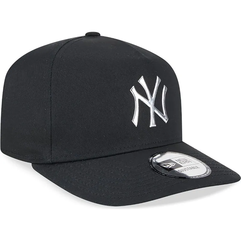 gorra-curva-negra-snapback-a-frame-foil-pack-de-new-york-yankees-mlb-de-new-era