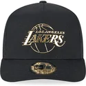 mutzen-gebogen-schwarz-snapback-a-frame-foil-pack-der-los-angeles-lakers-nba-von-new-era