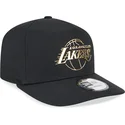 mutzen-gebogen-schwarz-snapback-a-frame-foil-pack-der-los-angeles-lakers-nba-von-new-era
