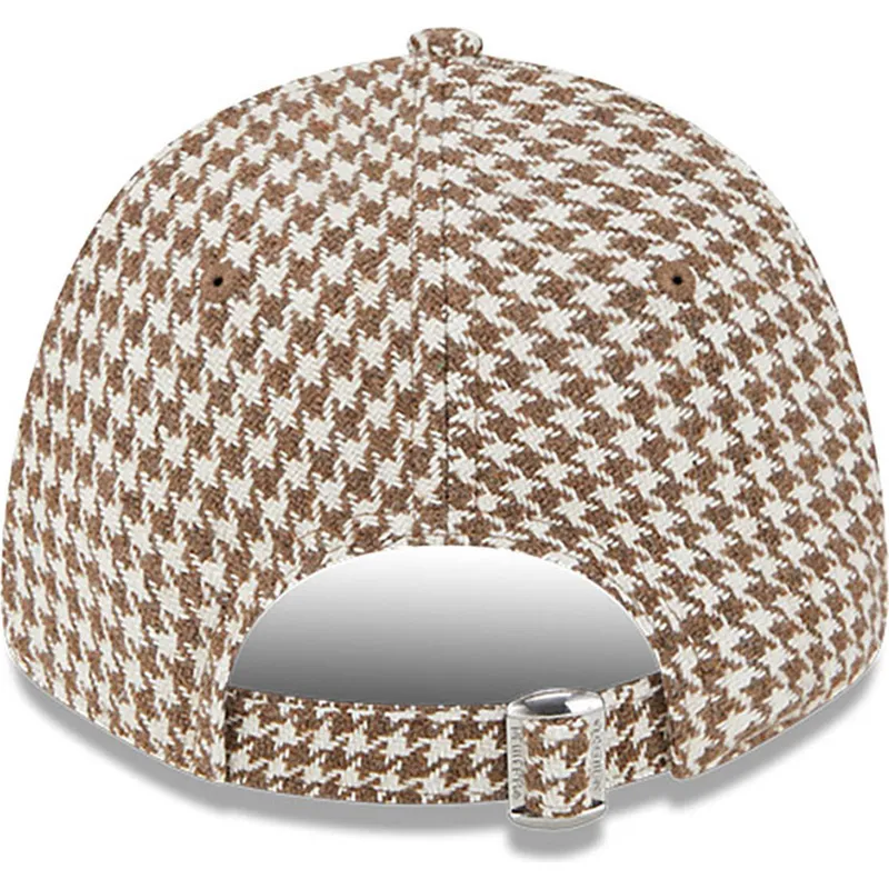 mutzen-gebogen-braun-verstellbares-band-9forty-houndstooth-der-new-york-yankees-mlb-von-new-era mutzen-gebogen-braun-verstellbares-band-9forty-houndstooth-der-new-york-yankees-mlb-von-new-era