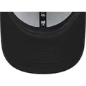 new-era-9forty-hypertexture-verstellbare-schwarze-kappe-mit-gebogenem-schirm-und-schwarzem-logo-fur-damen-new-york-yankees-mlb