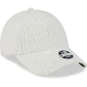 beige-verstellbare-damenkappe-9forty-hypertexture-der-new-york-yankees-mlb-von-new-era