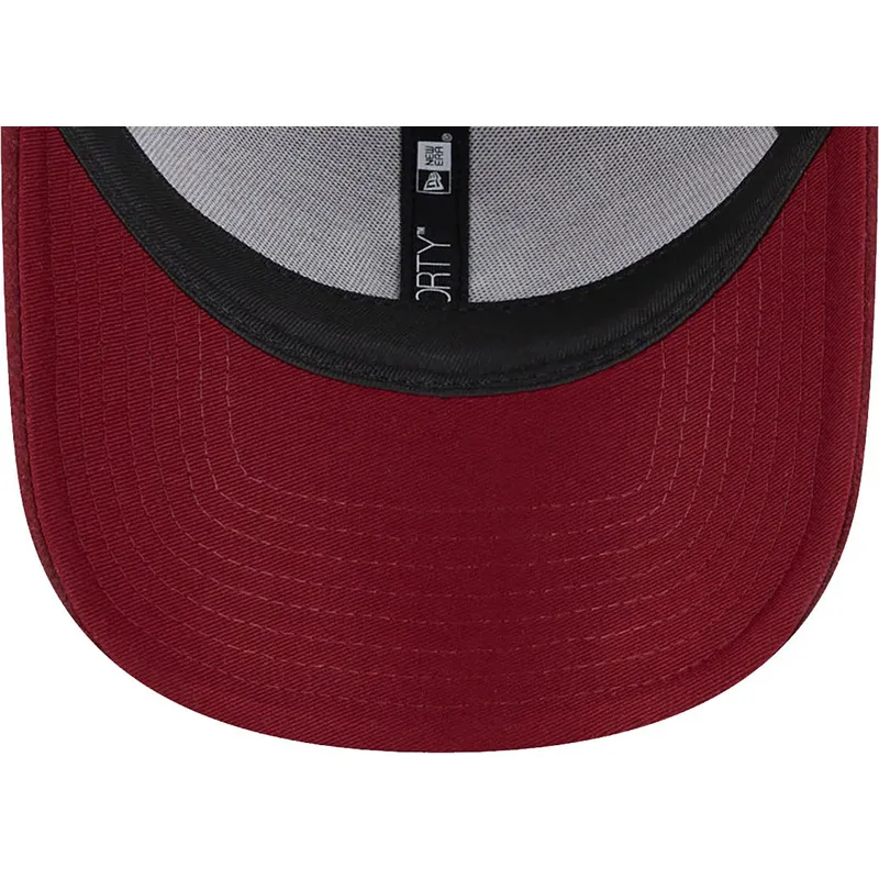 mutzen-gebogen-rot-verstellbares-band-9forty-essential-melton-wool-der-new-york-yankees-mlb-von-new-era