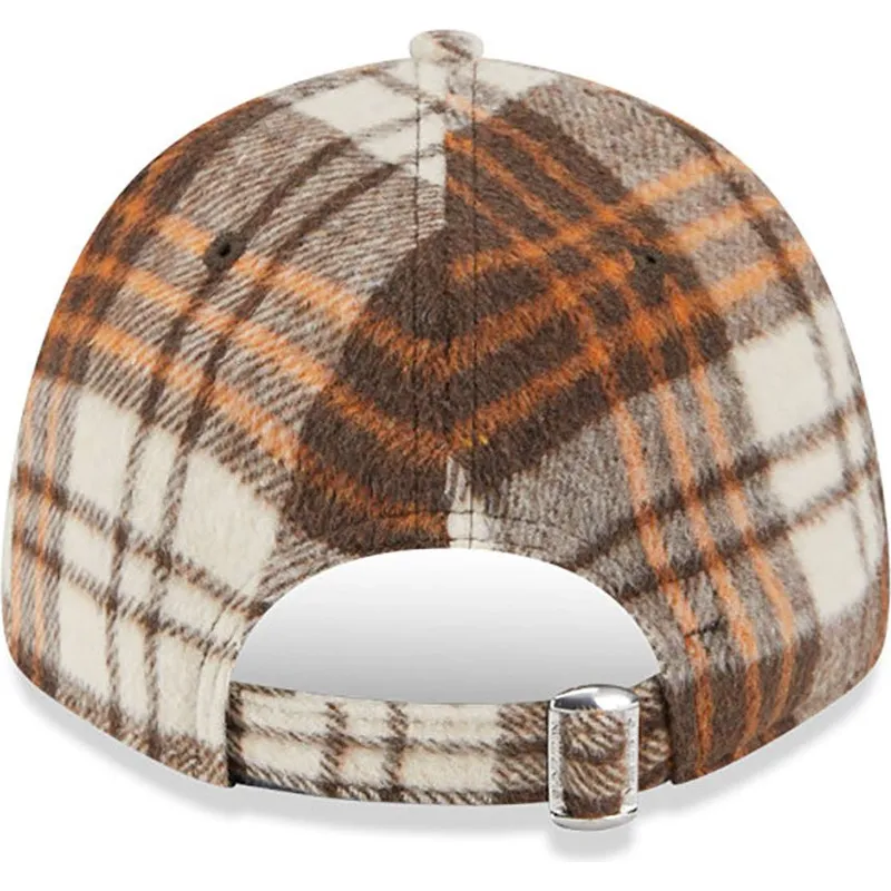 mutzen-gebogen-braun-verstellbares-band-9forty-check-der-new-york-yankees-mlb-von-new-era