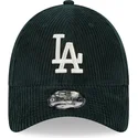 mutzen-gebogen-grun-verstellbares-band-9forty-wide-cord-der-los-angeles-dodgers-mlb-von-new-era
