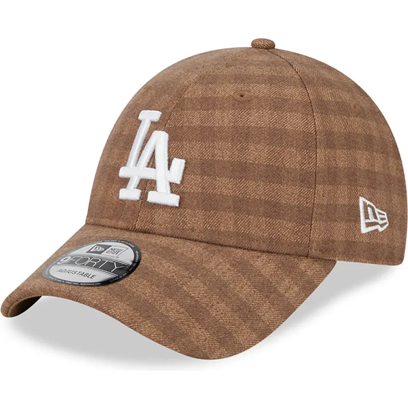 mutzen-gebogen-braun-verstellbares-band-9forty-flannel-der-los-angeles-dodgers-mlb-von-new-era mutzen-gebogen-braun-verstellbares-band-9forty-flannel-der-los-angeles-dodgers-mlb-von-new-era
