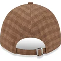 mutzen-gebogen-braun-verstellbares-band-9forty-flannel-der-los-angeles-dodgers-mlb-von-new-era